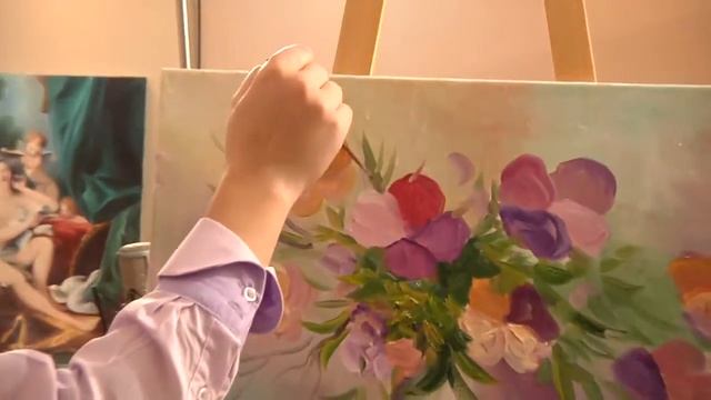 Мастер класс "Рисуем цветы" смотреть онлайн