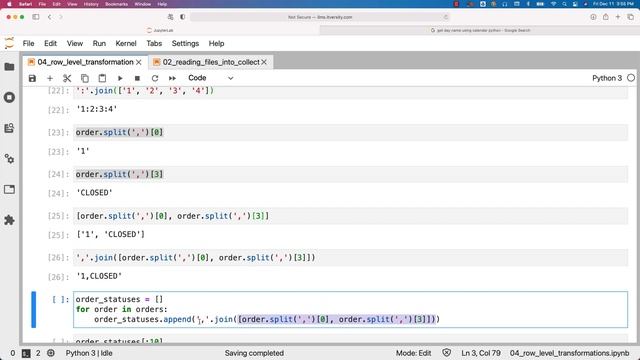 Mastering Python - Manipulating Collections using loops - 04 Row level transformations смотреть онлайн