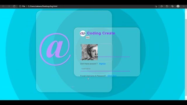 multi step login system in JavaScript with glassmorphism using html CSS and JavaScript смотреть онлайн