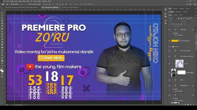 #11 Layer options qatlamlar o'lchamini kattalashtirish photoshop o'zbek tilida смотреть онлайн