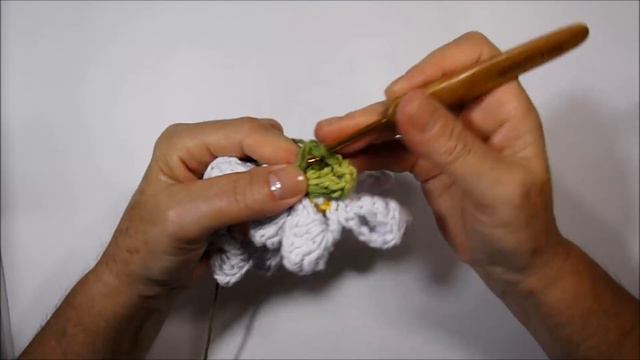 Passo A Passo Square Em Crochê Margarida Torcida