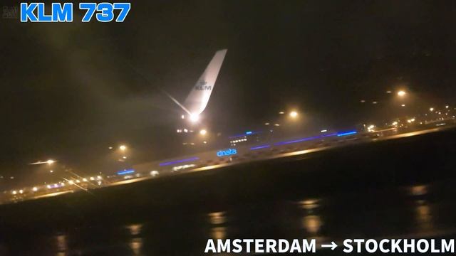 KLM B737-800 ?? AMSTERDAM → STOCKHOLM