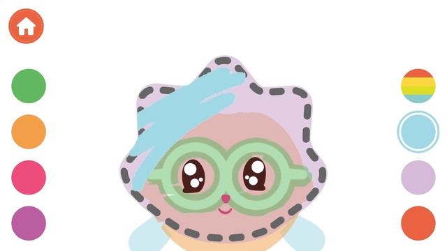BabyRiki: Coloring Kids Games - A coloring book with BabyRiki - Fun and educational app for Kids смотреть онлайн