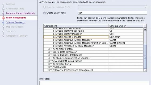 Running Oracle Repository Creation Utility (RCU) for OAM смотреть онлайн