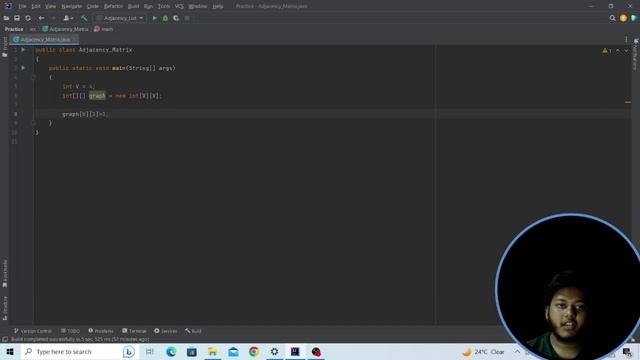 Create Graph using Adjacency Matrix || 2D Array #graph #datastructure #datastructureinhindi смотреть онлайн
