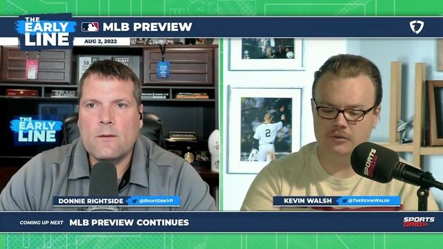 NFL Head-To-Heads, Tuesday's MLB Preivew | The Early Line Hour 2, 8/2/22 смотреть онлайн