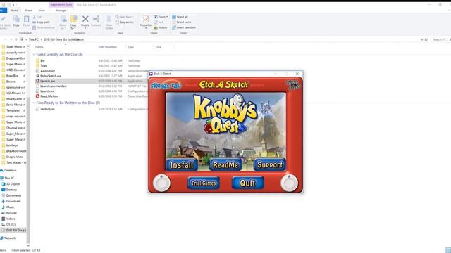 Etch a Sketch (Knobby's Quest) - Installation Video смотреть онлайн