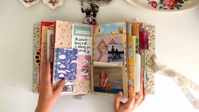 my completed junk journal flip through смотреть онлайн
