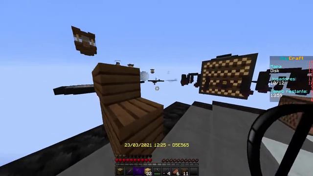 GAMEPLAY DE FUNDO 60FPS USO LIVRE MINECRAFT SKYWARS #12 смотреть онлайн