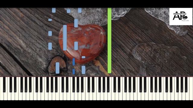 Roxette - Listen To Your Heart | Adelina Piano synthesia tutorial смотреть онлайн
