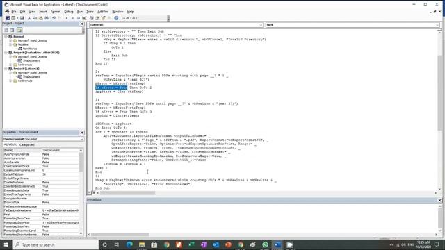 Automate Creatiion of multiple pdf files from a single Word File after mail merge using vba macro. смотреть онлайн