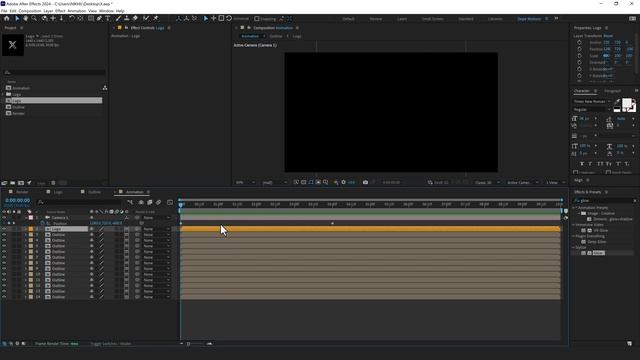 Dynamic Zoom Logo Reveal Animation in After Effects - Full Tutorial смотреть онлайн