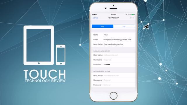 How to set up email on the latest iPhone 6s or iPad - POP or iMAP - Step by Step Tutorial смотреть онлайн