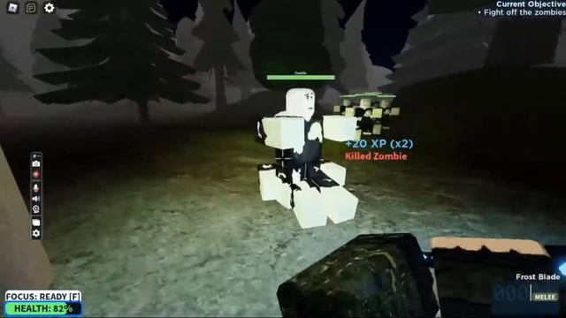 Scenario - Base Hawk Samurai (hard) solo | Roblox Zombie Stories #4 смотреть онлайн