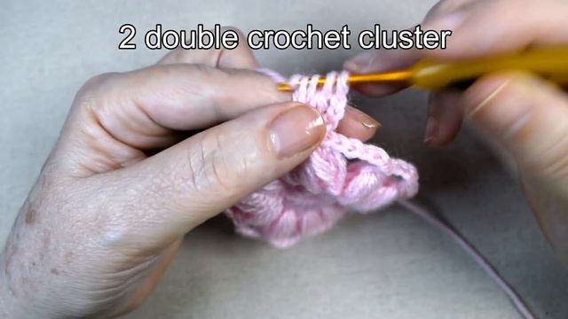 Flower square with puff stitch смотреть онлайн