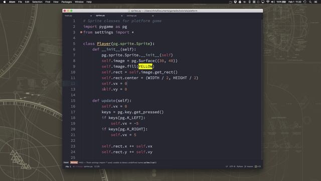 Pygame Platformer Part 2: Player Movement