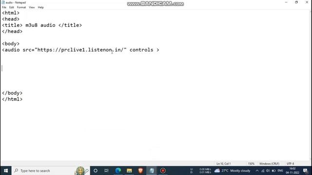 Html coding for m3u8 Audio / Video url || How to use m3u8 link on your website || m3u8 coding [Hind смотреть онлайн