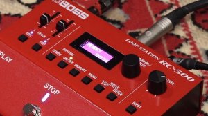 Boss RC-500 Loop Station | Electric Guitar Looping