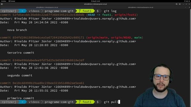 Usando várias branches no GIT e GITHUB! смотреть онлайн