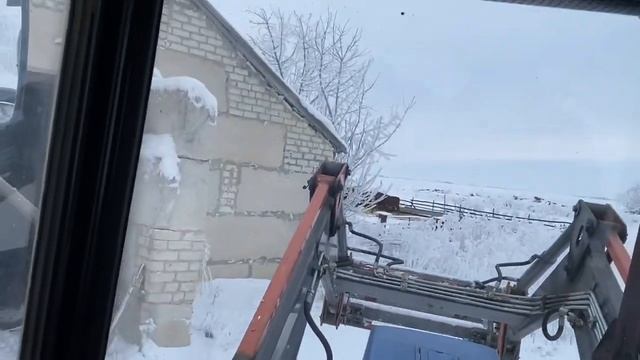 Морозный день. Кормление скота. Хронология дня. смотреть онлайн