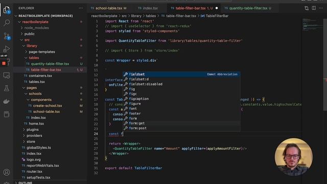 Building a React & Django app | Part 17 | Finishing our table quantity filter смотреть онлайн