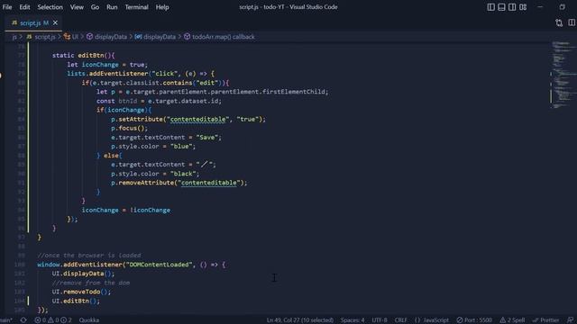 Part-2 Todo list project in Object-Oriented Programming (OOP) in JavaScript for beginners 2022 смотреть онлайн