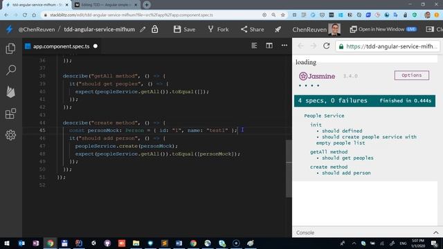 TDD Angular Simple Service смотреть онлайн
