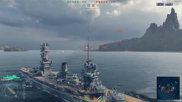 World of Warships 0.5.10 (Fuso guide) смотреть онлайн