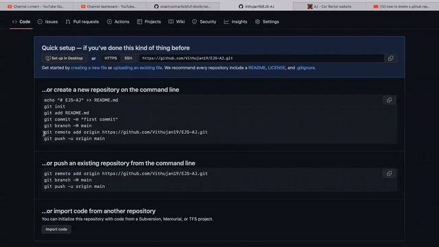 How to push code to GitHub using git commands | Version control commands | GitHub | Git смотреть онлайн