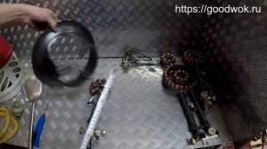 Мощная газовая горелка печь в очаг или печь