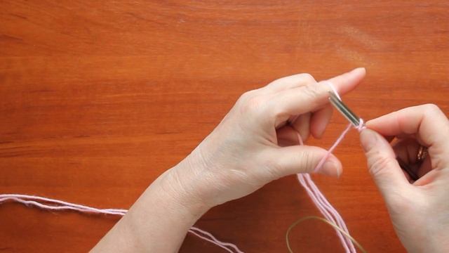 Вязание спицами.Итальянский набор петель смотреть онлайн