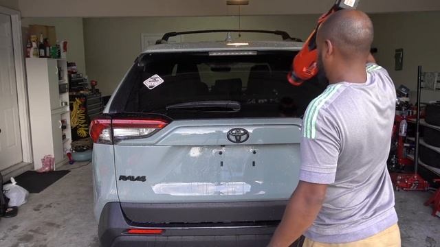 Cartrimhome Rear Door Trunk Lid Cover for 2019 to 2023 Toyota RAV4 смотреть онлайн