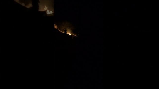 Пожар в поселке Красина, г. Усть-Каменогорск