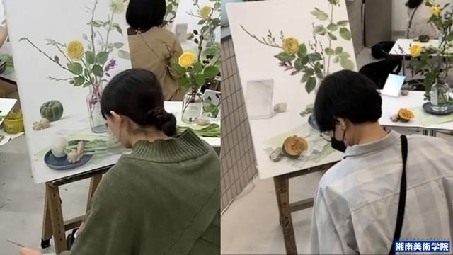 静物着彩デモスト配信！・２日目【2023 日本画科 全国公開コンクール】 смотреть онлайн