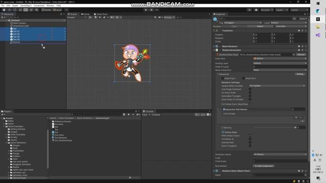 Spine 4.0 Test Video - Fix prefab override issue without external mesh смотреть онлайн