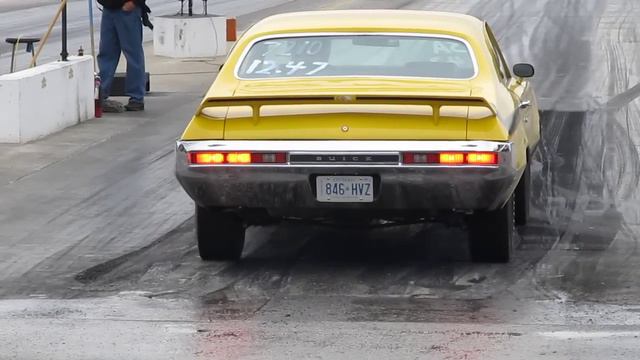 1970 BUICK GSX - GS NATIONALS 2012 Pure Stock Drag Car burnout смотреть онлайн
