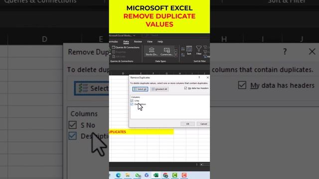 How to Remove Duplicate Values in MS Excel - Easy Step-by-Step Tutorial #exceltips #exceltricks смотреть онлайн