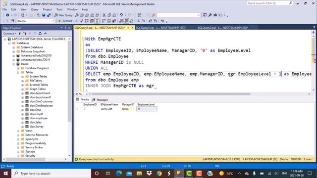 SQL Interview Question | How to find all levels of Employee Manager Hierarchy | Recursion смотреть онлайн