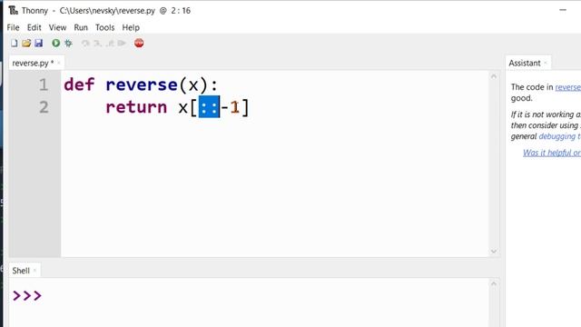 How to reverse a string in Python смотреть онлайн