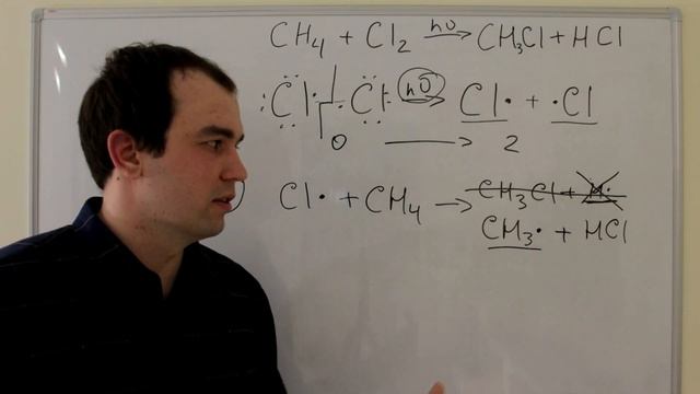 Галогенирование алканов (Free radical substitution) | IB chemistry | Даниил Базанов смотреть онлайн
