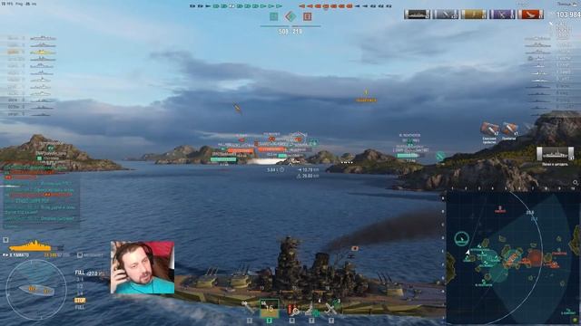 РЕКОРДНЫЙ БОЙ НА YAMATO⚓ World of Warships смотреть онлайн