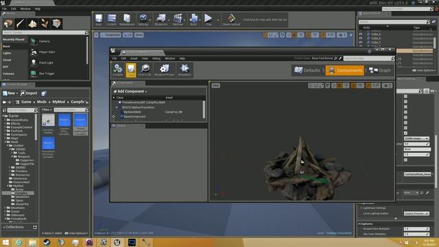Ark Dev Kit Tutorial: 6 - Creating a new Campfire! смотреть онлайн