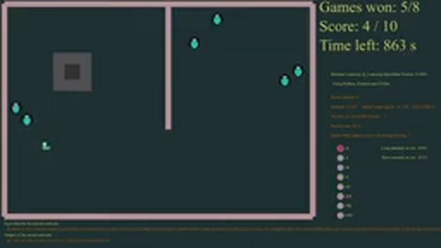 AI, artificial intelligence simulation , Qlearning python смотреть онлайн