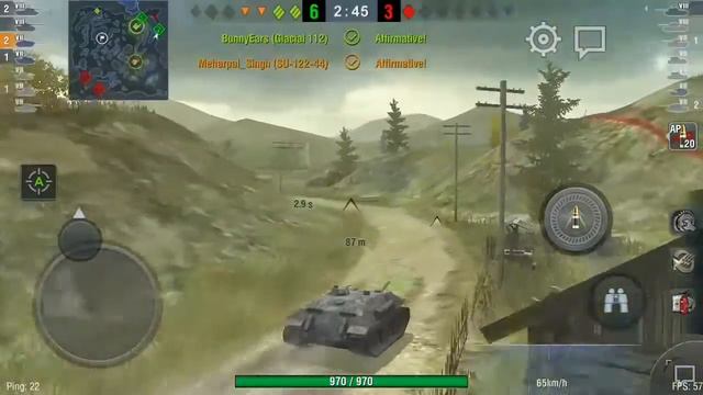 World of tanks blitz E25 game play смотреть онлайн