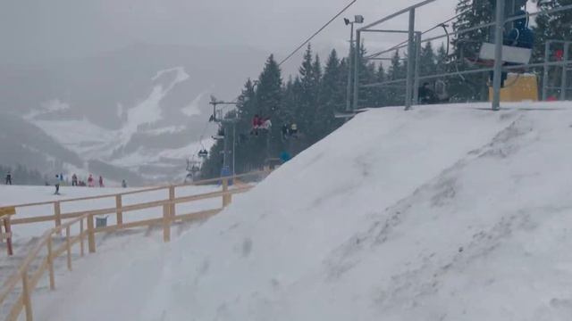 Буковель, обзорный подъемник №2 | Bukovel, панорама смотреть онлайн