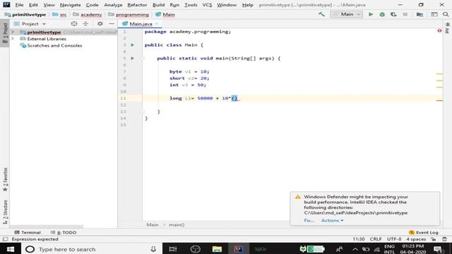 10 Java 9 primitive types, challange смотреть онлайн