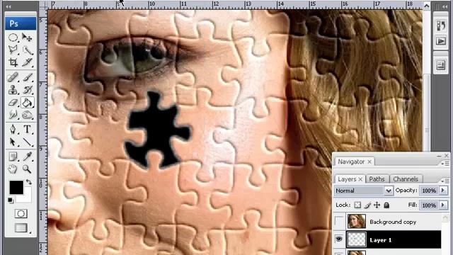 Photoshop - Puzzle Photo Effect