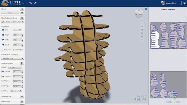 Autodesk Slicer for Fusion 360 смотреть онлайн