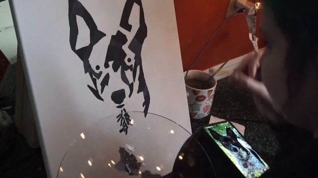 Ranger SpeedPaint | Geometric Pet Painting Timelapse смотреть онлайн