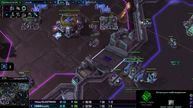 Обзор кланвара: Hasu vs MTT | Плей-офф alpha league | Starcraft 2 LotV смотреть онлайн